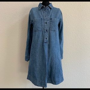 Madewell // Denim Popover Shirtdress
